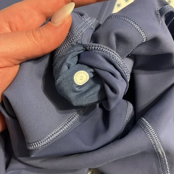 Lululemon Periwinkle High Waisted Leggings - 2 - Picture 5 of 5